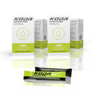 Lemon - KODA Electrolyte Powder (20 Stick Pack) - 4 Pack